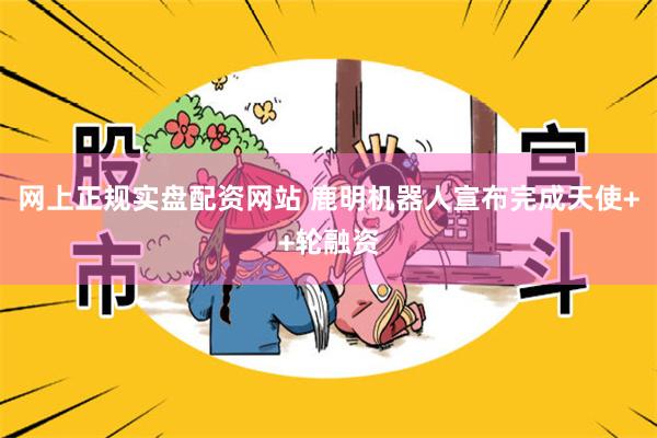 网上正规实盘配资网站 鹿明机器人宣布完成天使++轮融资