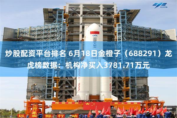 炒股配资平台排名 6月18日金橙子（688291）龙虎榜数据：机构净买入3781.71万元