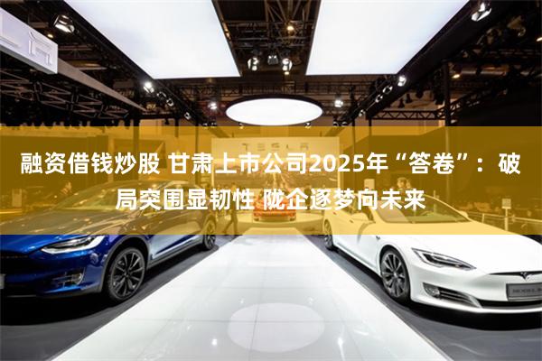 融资借钱炒股 甘肃上市公司2025年“答卷”：破局突围显韧性 陇企逐梦向未来