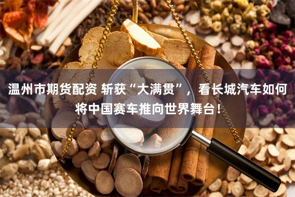 温州市期货配资 斩获“大满贯”，看长城汽车如何将中国赛车推向世界舞台！