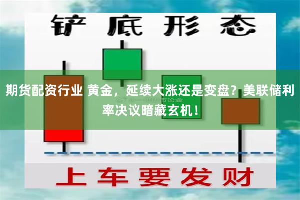 期货配资行业 黄金，延续大涨还是变盘？美联储利率决议暗藏玄机！
