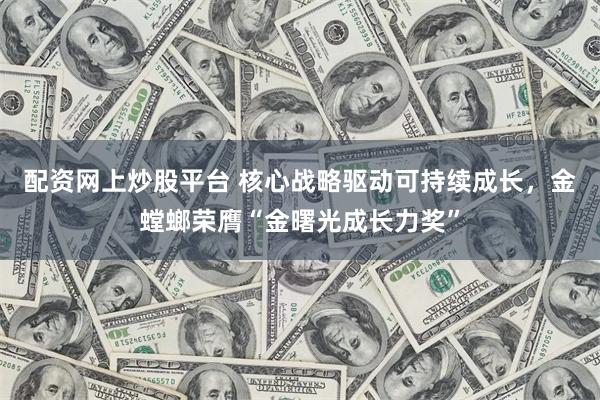 配资网上炒股平台 核心战略驱动可持续成长，金螳螂荣膺“金曙光成长力奖”