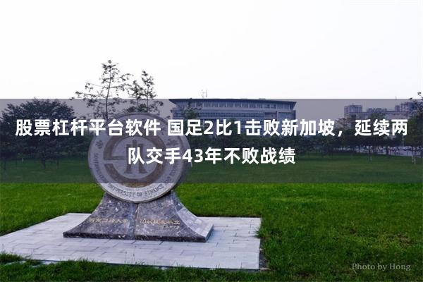 股票杠杆平台软件 国足2比1击败新加坡，延续两队交手43年不败战绩