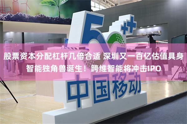 股票资本分配杠杆几倍合适 深圳又一百亿估值具身智能独角兽诞生！跨维智能将冲击IPO