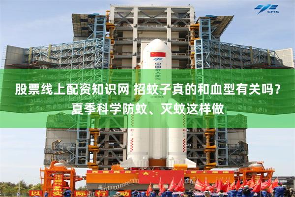 股票线上配资知识网 招蚊子真的和血型有关吗？夏季科学防蚊、灭蚊这样做